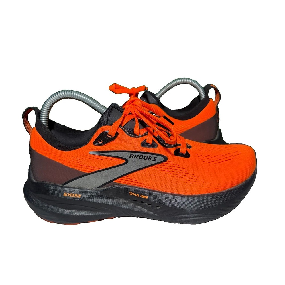 Brooks Glycerin 22 Running Gym Shoes Women's Size 6.5 Orange Black 1204341B854